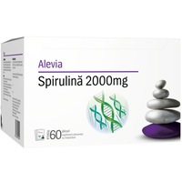 Supliment alimentar Spirulina 2000 mg Alevia, 60 plicuri