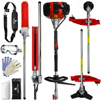 Pachet motocoasa multifunctionala 4 in 1 Media Line MC M4326 E, 2 timpi, Fierastrau crengi, foarfeca gard viu, ham simplu, cutit 3T, cap taiere, set scule intretinere, recipient pentru amestec, set protectie AgroPro Pachet motocoasa multifunctionala 4 in 1 Media Line MC M4326 E, 2 timpi, Fierastrau crengi, foarfeca gard viu, ham simplu, cutit 3T, cap taiere, set scule intretinere, recipient pentru amestec, set protectie AgroPro