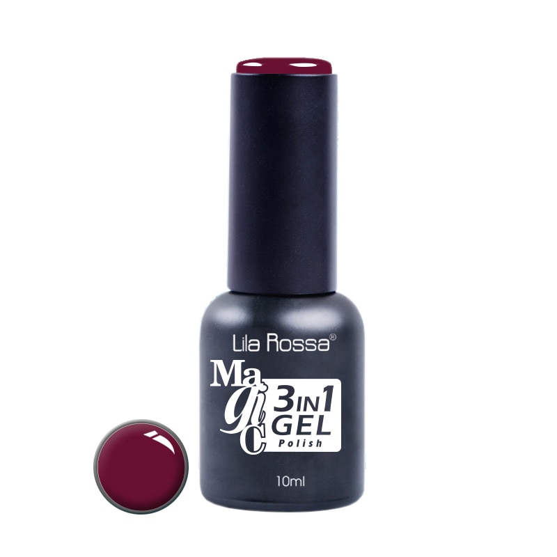 Oja Semipermanenta 3 in 1 Lila Rossa Professional Magic 10ml, nuanta 99