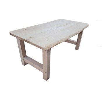 Masa stejar 160x80 cm culoare stejar natural, aspect rustic, margini neregulate Masa stejar 160x80 cm culoare stejar natural, aspect rustic, margini neregulate