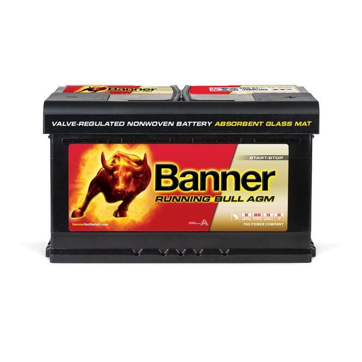 Baterie Auto Banner Running Bull AKM 12V 80Ah 016580010101