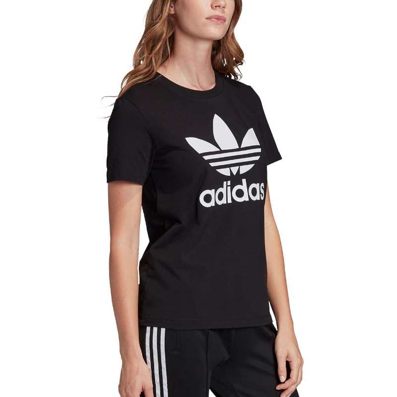 Tricou Adidas Trefoil W FM3311, Femei, Negru - eMAG.ro