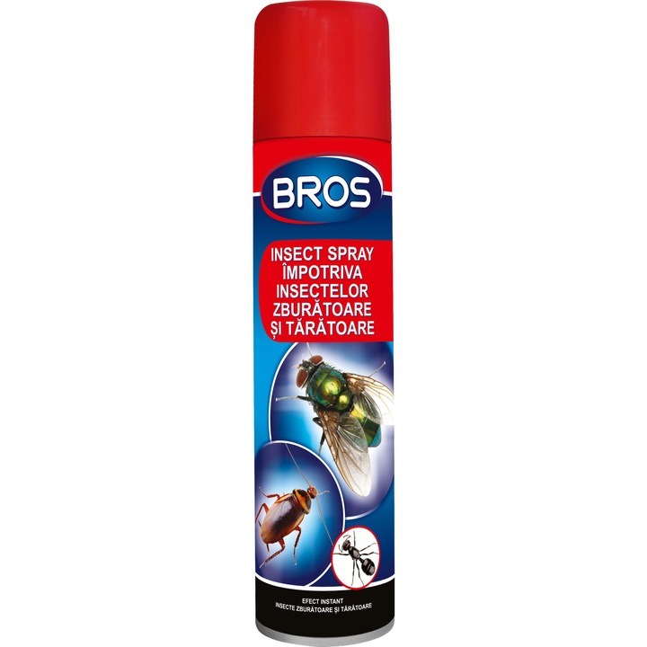 Spray Bros pentru combaterea insectelor zburatoare si taratoare, 400 ml