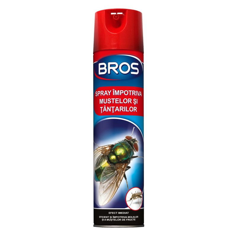 Spray Bros pentru combaterea mustelor si a tantarilor, 400 g