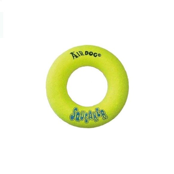 Jucarie Air Kong in forma de inel pentru catei, marimea M, galben