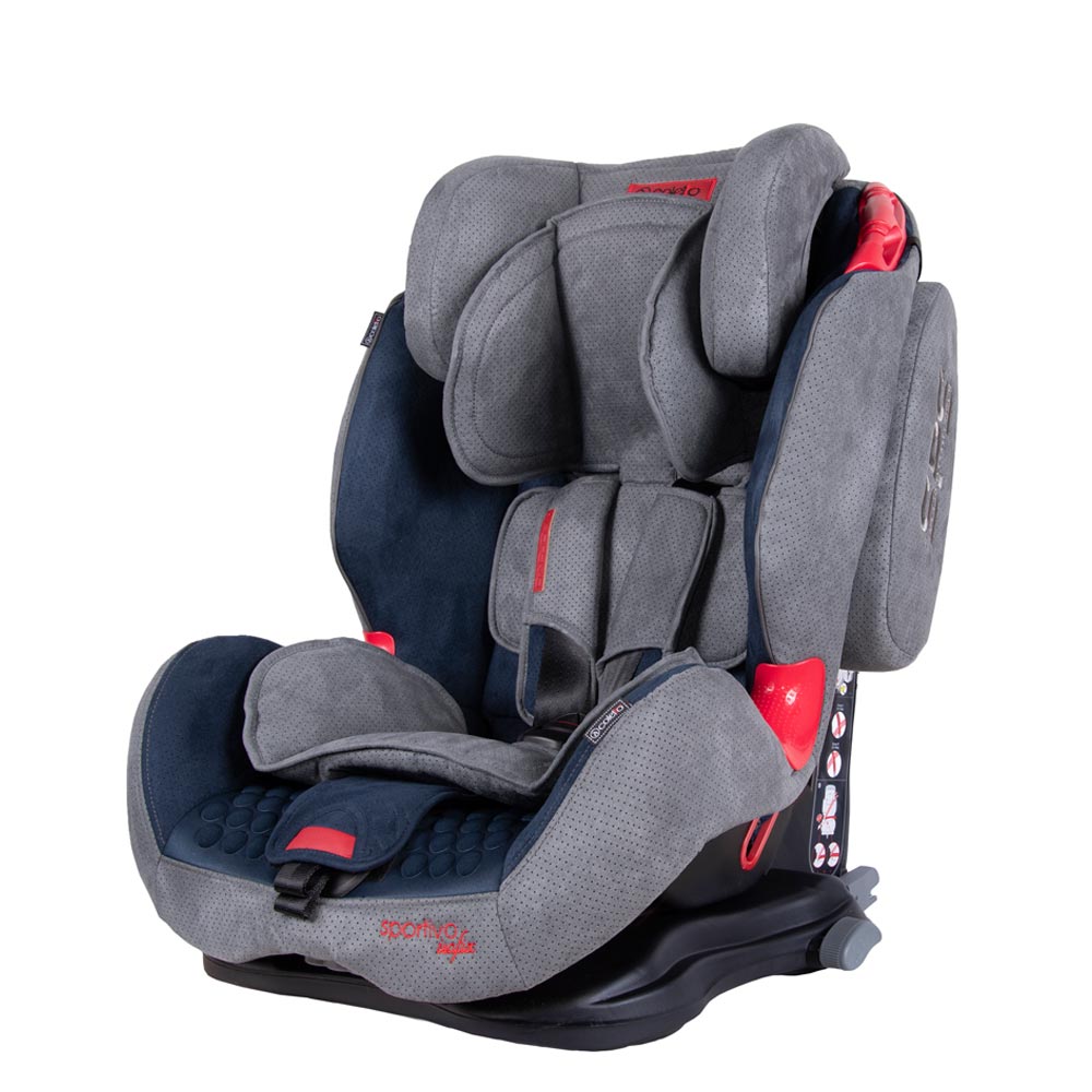 Scaun auto Sportivo cu Isofix Navy 9-36 kg Coletto
