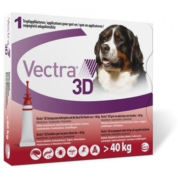 Pipeta antiparazitara, Vectra 3D, 1 Pipeta, pentru caini de >40 kg Pipeta antiparazitara, Vectra 3D, 1 Pipeta, pentru caini de >40 kg
