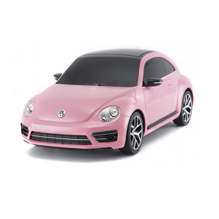 Volkswagen Beetle 1:14 30,6cm távirányítós modell autó Rastar 78000 RTR modellautó - rózsaszín