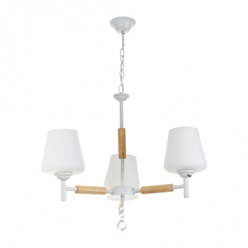 Candelabru Norway, Alb, 3Xe27, El 1965/3