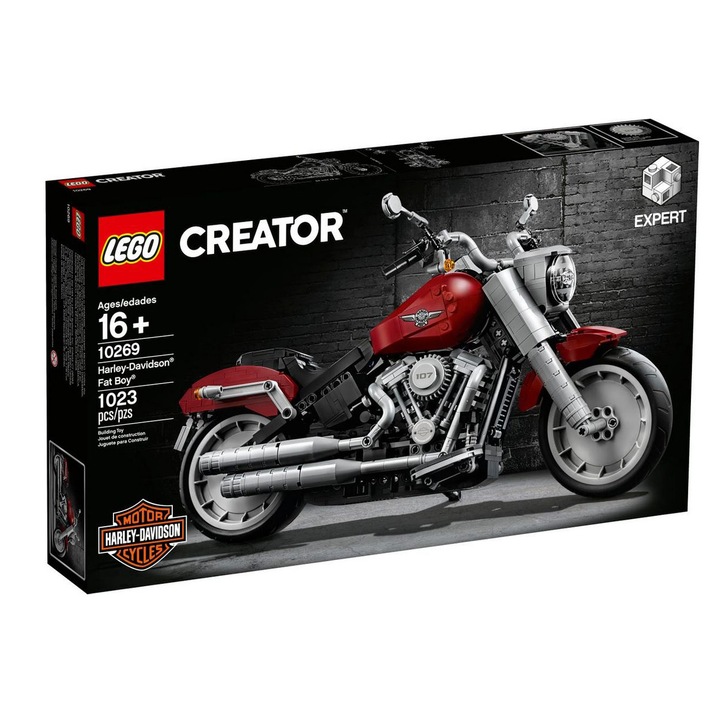 LEGO Creator Expert - Harley Davidson Fat Boy 10269, 1023 piese