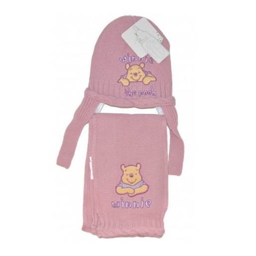Caciula si Fular Winnie the pooh,, Mov Deschis