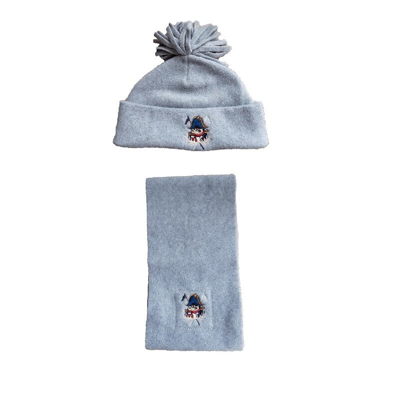 Set Caciula si Fular, Original Marines 54 cm, Gri