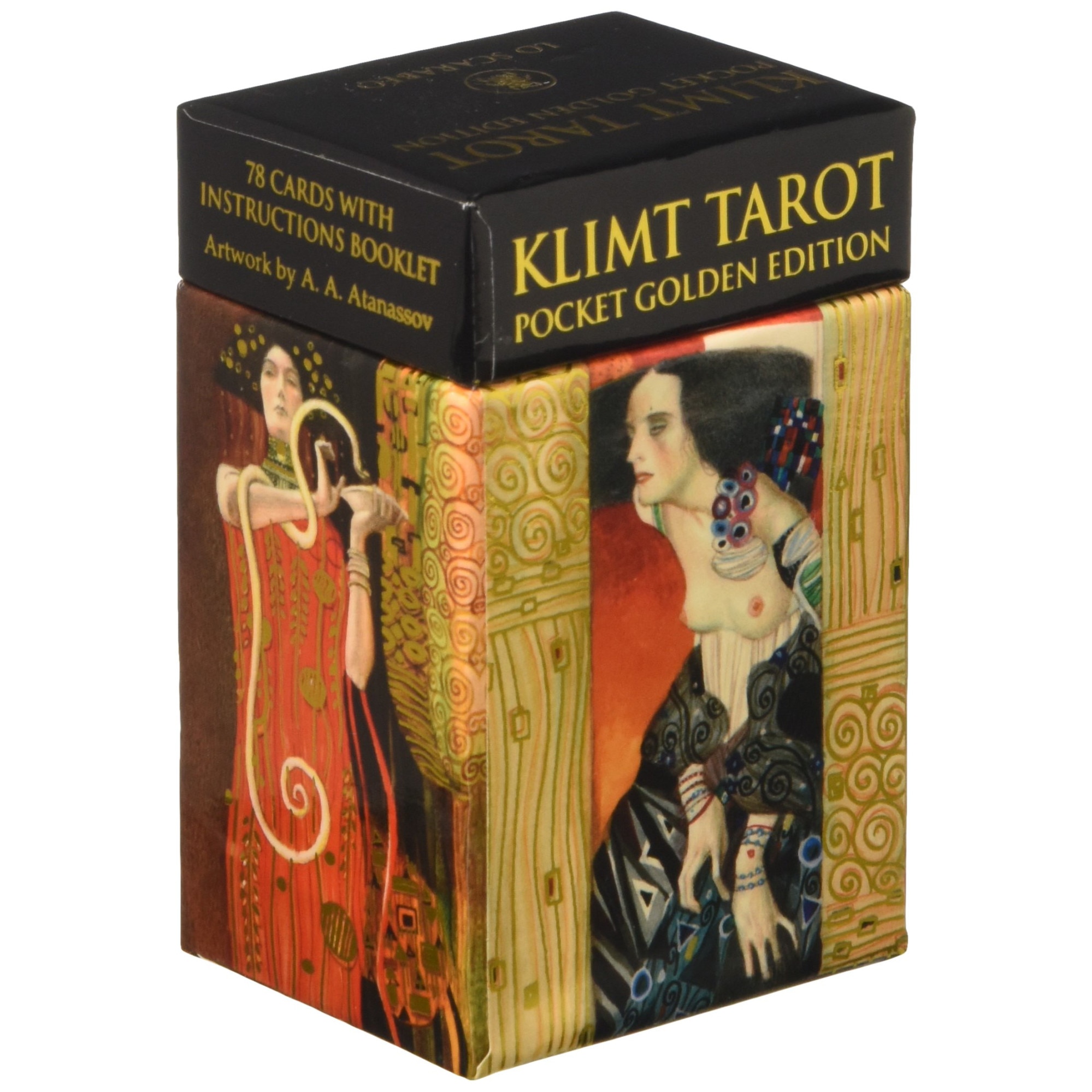 Tarot Doré De Klimt – 78 Cartes Avec Instructions (Atanassov, Occasion)