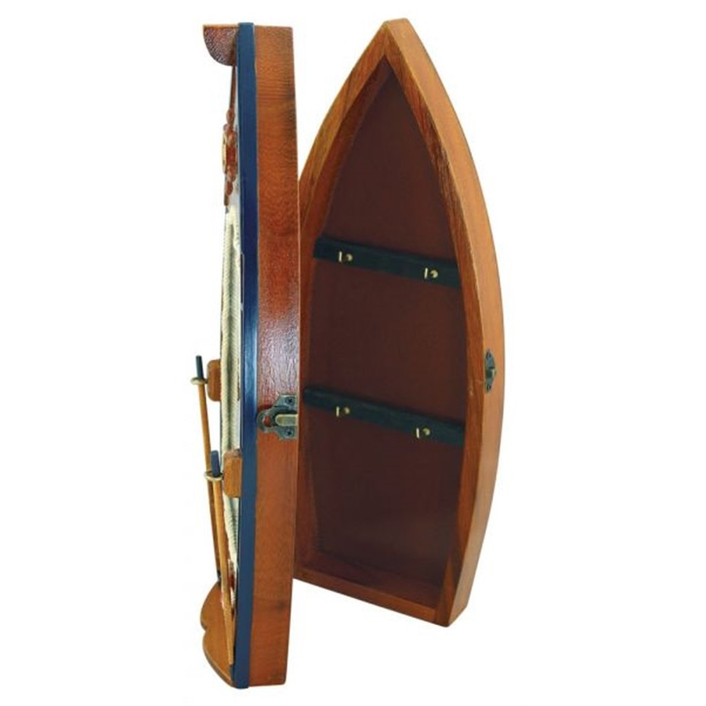 Cutie suport chei,model barca cu noduri,15,5x39x8,5cm 