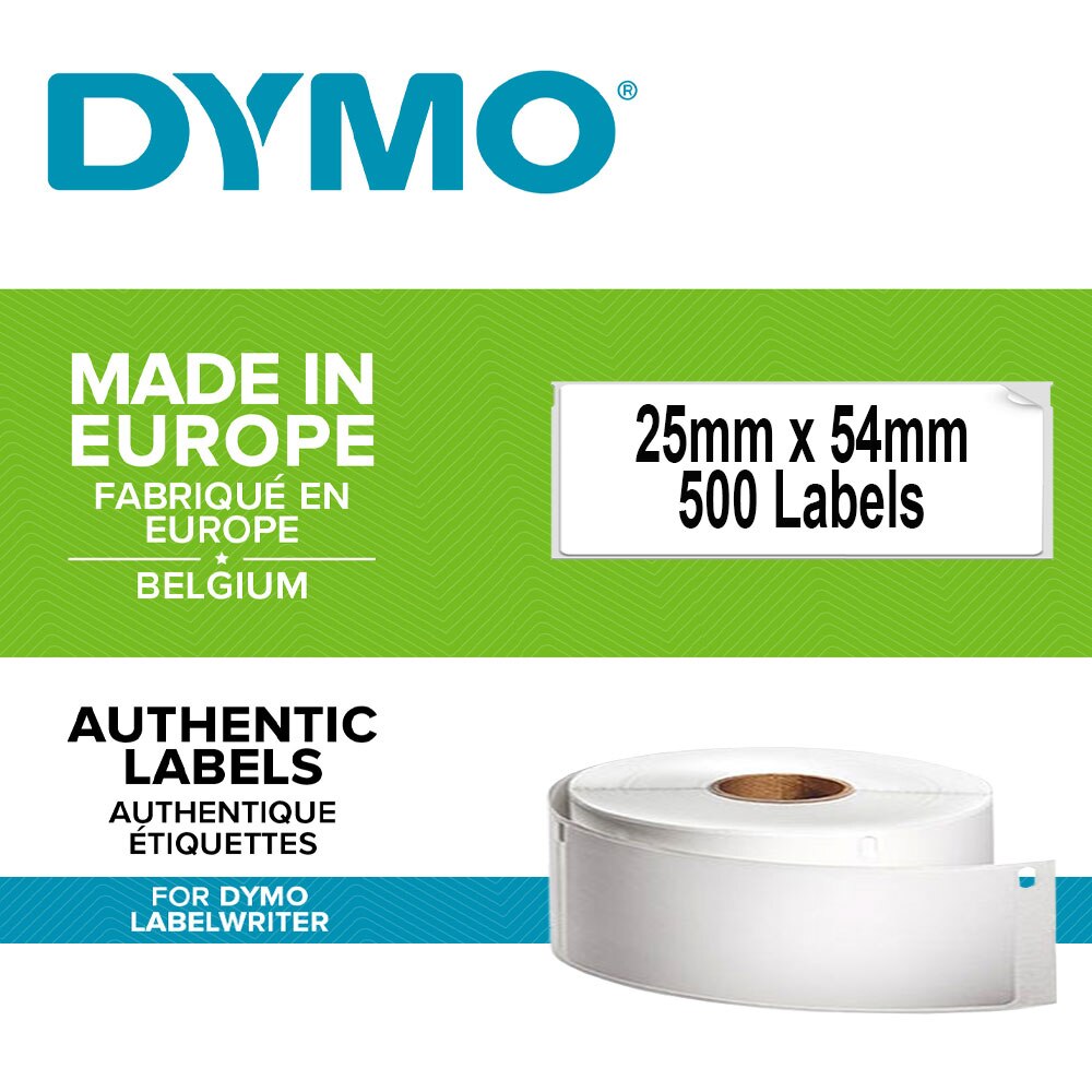 Dymo 11352 / S0722520 etichette compatibili, 54mm x 25mm, 500