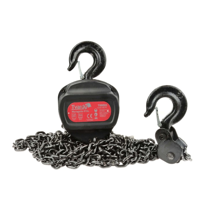 Troliu manual STAL 3T 3m, TVARDY T00003