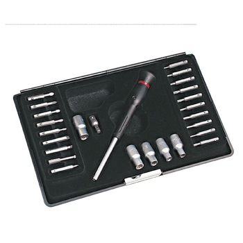 Trusa de biti si tubulare de precizie Mannesmann M11720, 26 piese Trusa de biti si tubulare de precizie Mannesmann M11720, 26 piese