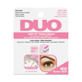 Adeziv Duo Quick Set pentru gene false negru, 7 gr Adeziv Duo Quick Set pentru gene false negru, 7 gr