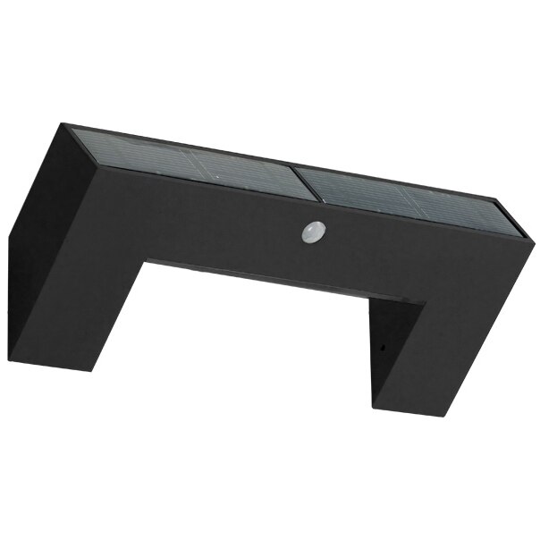 Lampa solara LED de perete Flink LS-7458, cu senzor, 1.2W, 120 lm, acumulator 1200 mAh 3.7V, IP44