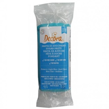 Pasta de zahar albastru inchis, Decora, 100g Pasta de zahar albastru inchis, Decora, 100g