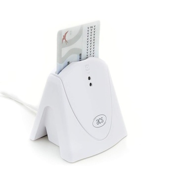 Cititor carduri de sanatate cu insertie verticala ACS ACR39U-H1 Cititor carduri de sanatate cu insertie verticala ACS ACR39U-H1