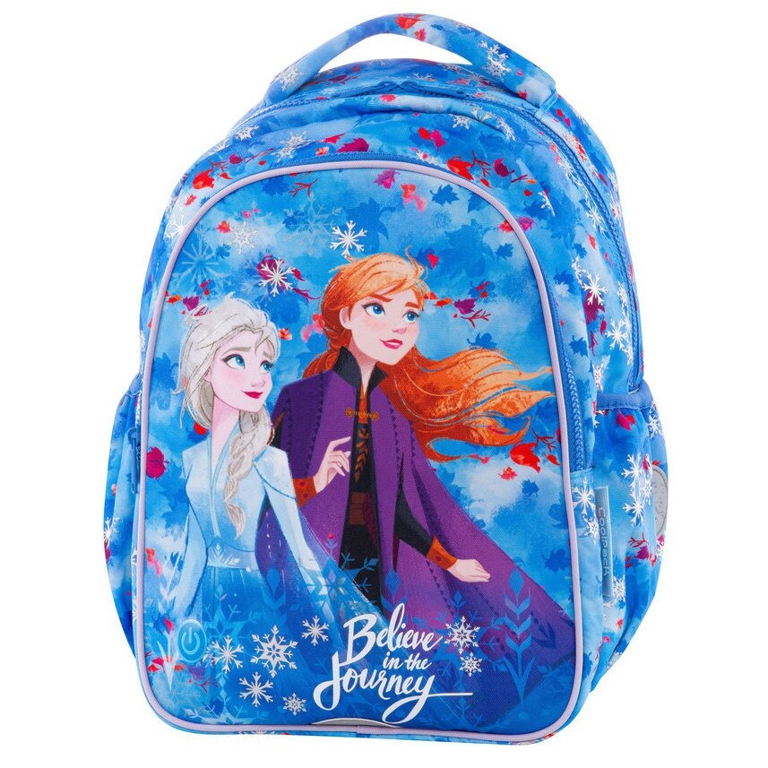 Ghiozdan scoala JOY S FROZEN DARK LED 28x39x17, Multicolor