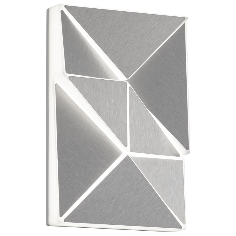 Aplica LED integrat Trio Trinity, 10W, 800 lm, temperatura culoare ajustabila, IP20, plastic, Aluminiu mat