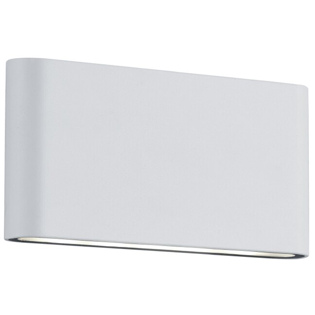 Aplica LED integrat pentru exterior Trio Thames II, 2x4.5W, 2x400 lm, 3000K, IP54, Aluminiu extrudat, Alb