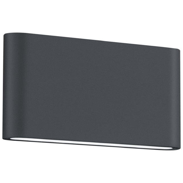 Aplica LED integrat pentru exterior Trio Thames II, 2.45W, 2x400 lm, 3000K, IP54, Aluminiu extrudat, Antracit
