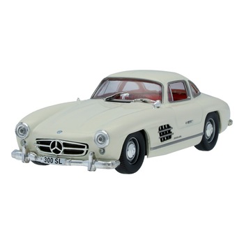 Macheta scara 1:43 300 SL W 198 (1954-1957), alba, Originala Mercedes Macheta scara 1:43 300 SL W 198 (1954-1957), alba, Originala Mercedes