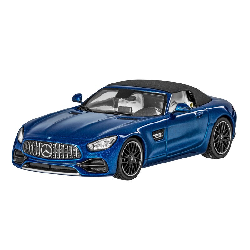 Macheta scara 1:43 AMG GT, Roadster, albastra, Originala Mercedes