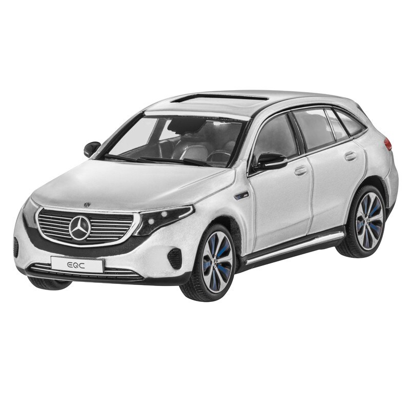Macheta scara 1:43, EQC N293, argintie, Originala Mercedes