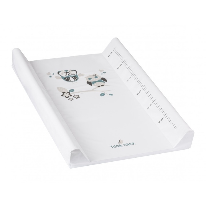 Salteluta de infasat cu intaritura Tega Baby 70x50 cm Bufnita alba