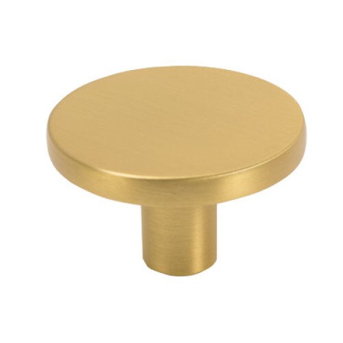 Buton pentru mobilier Como Big, auriu periat, D 41 mm