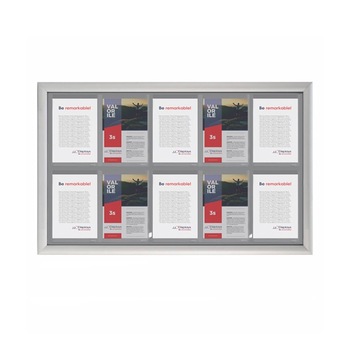 Avizier NANO JJ DISPLAYS 10 x A4, cu rama click din aluminiu, 1150x740 mm(cote exterioare) Avizier NANO JJ DISPLAYS 10 x A4, cu rama click din aluminiu, 1150x740 mm(cote exterioare)