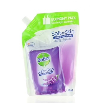 Sapun lichid rezerva Dettol Lavanda , 500 ml Sapun lichid rezerva Dettol Lavanda , 500 ml