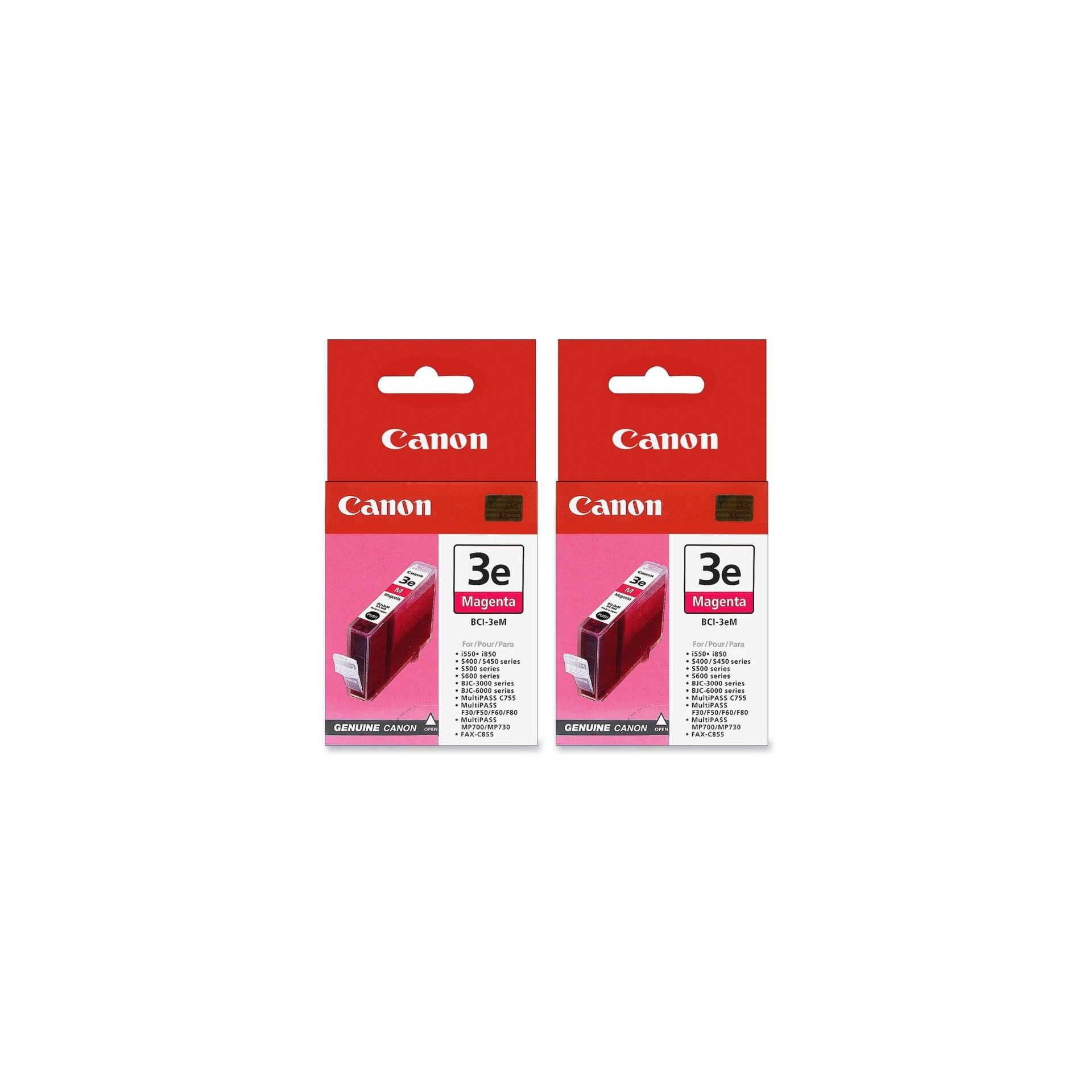 Pachet cartuse cerneala BCI-3eM magenta x2 Canon original 780 pagini