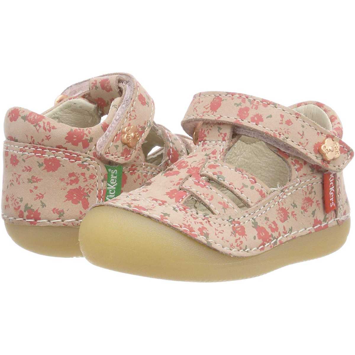 kickers sushy rose corail fleuri