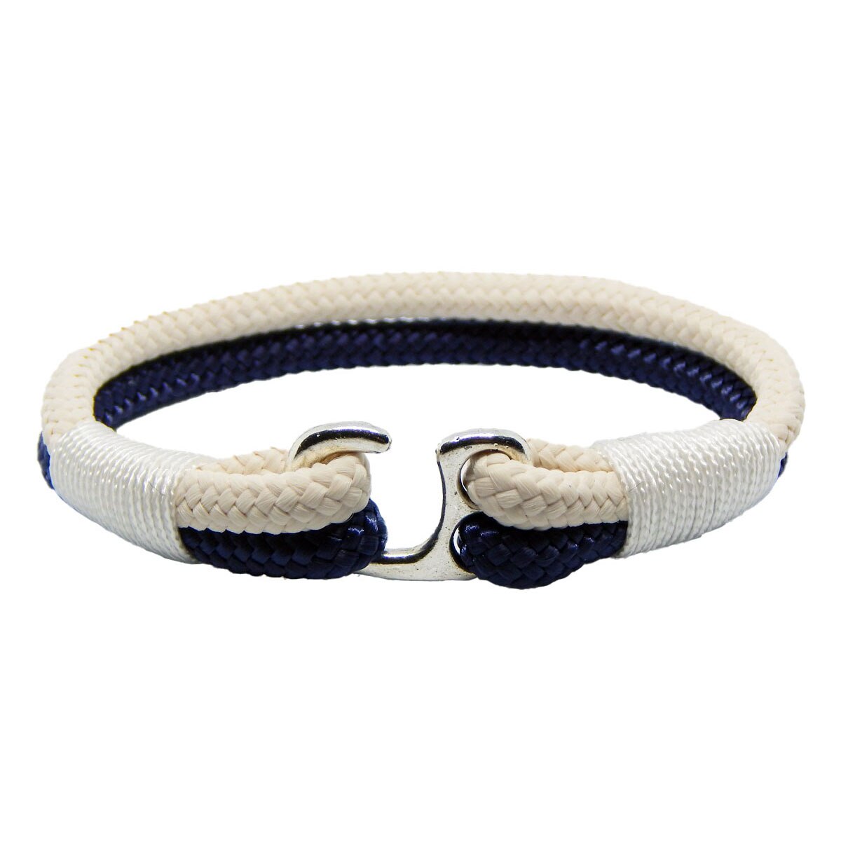 Bratara din snur paracord pp cu carlig argintiu 289k