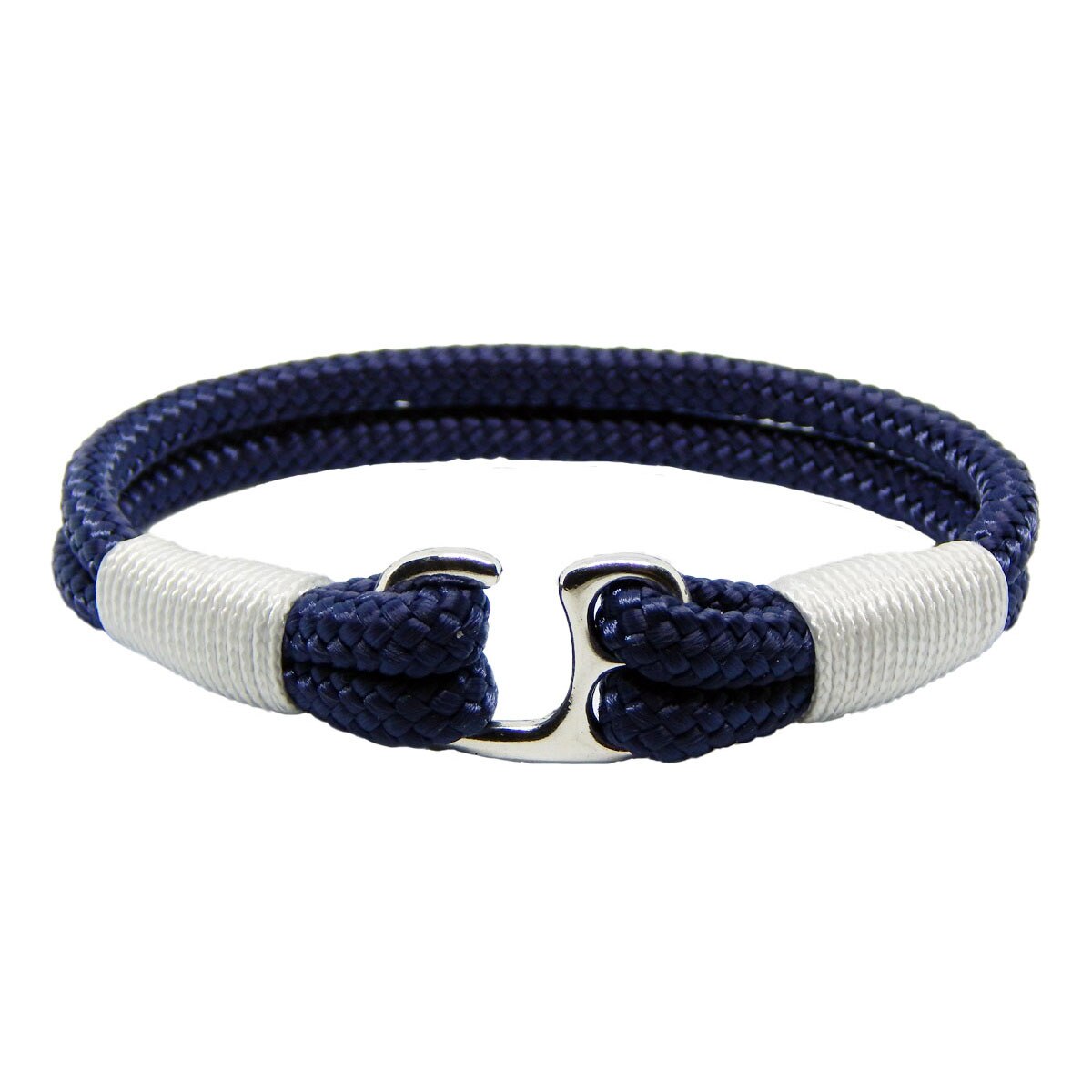 Bratara din snur paracord pp cu carlig argintiu 289l