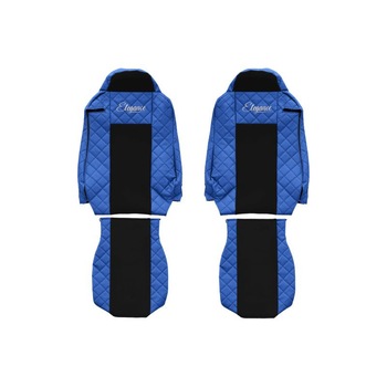 Set 2 huse scaun camion F-Core, Piele-ECO, pentru IVECO STRALIS, Albastru/ Negru Set 2 huse scaun camion F-Core, Piele-ECO, pentru IVECO STRALIS, Albastru/ Negru