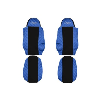 Set 2 huse scaun camion F-Core, Piele-ECO, pentru DAF 95 XF, CF 85, LF 45, LF 55, XF 105, XF, Albastru/ Negru Set 2 huse scaun camion F-Core, Piele-ECO, pentru DAF 95 XF, CF 85, LF 45, LF 55, XF 105, XF, Albastru/ Negru