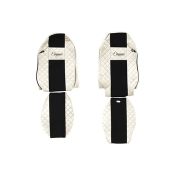 Set 2 huse scaun camion F-Core, Piele-ECO, pentru MERCEDES ACTROS MP2 / MP3, 2008+, Bej/ Negru Set 2 huse scaun camion F-Core, Piele-ECO, pentru MERCEDES ACTROS MP2 / MP3, 2008+, Bej/ Negru