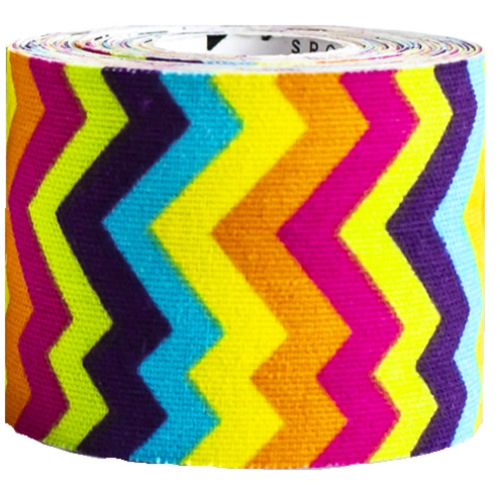 Banda Kinesiologica Kinesio Tape 5cmX5m zig-zag Zarys