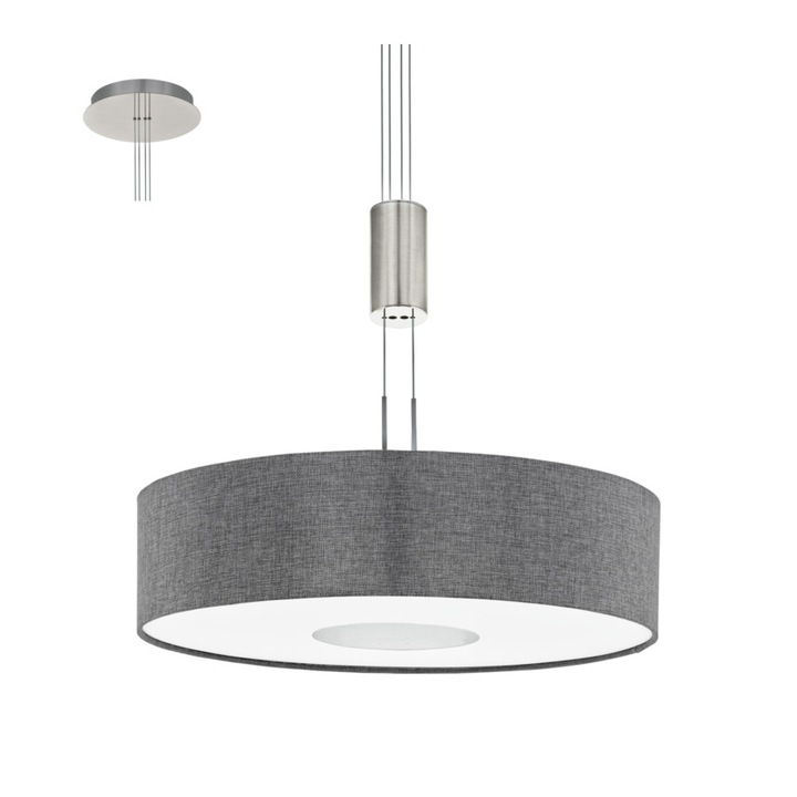 ROMAO LED димируема текстилна лампа, 530mm