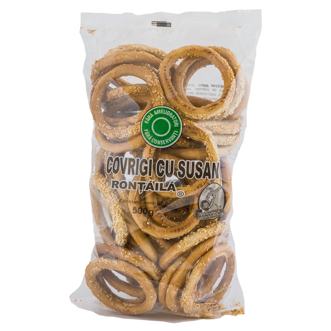 Covrigi cu susan Rontaila 500g - Cutie cu 12 pungi