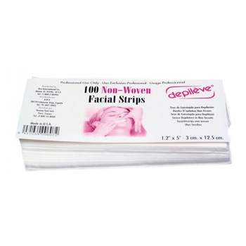 Benzi depilatoare pentru fata Depileve, 100 bucati Benzi depilatoare pentru fata Depileve, 100 bucati