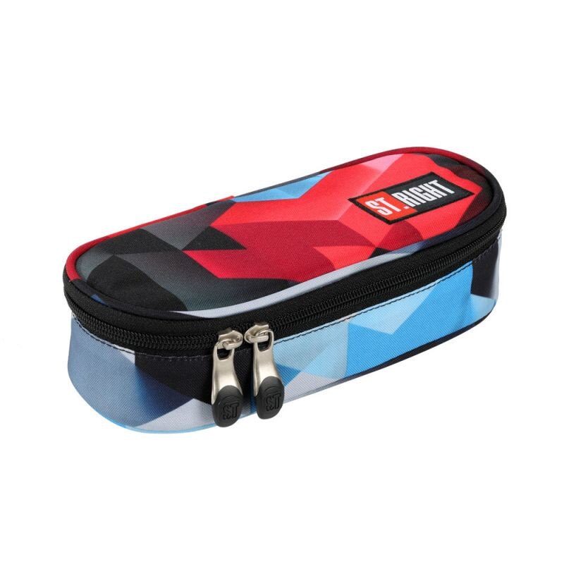 Penar Borseta Rigid, St.Majewski, cu Clapeta Interioara, Gama St.Right Red 3D Blocks PC01