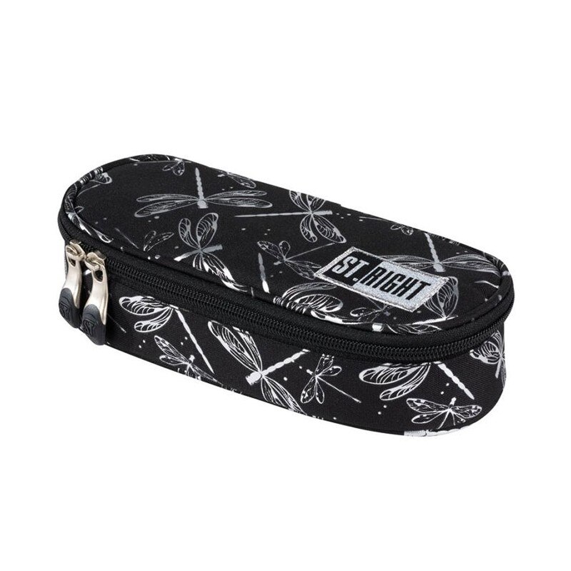 Penar borseta 1 fermoar, 1 extensie, oval, Majewski, Colectia Dragonflies, PC-01