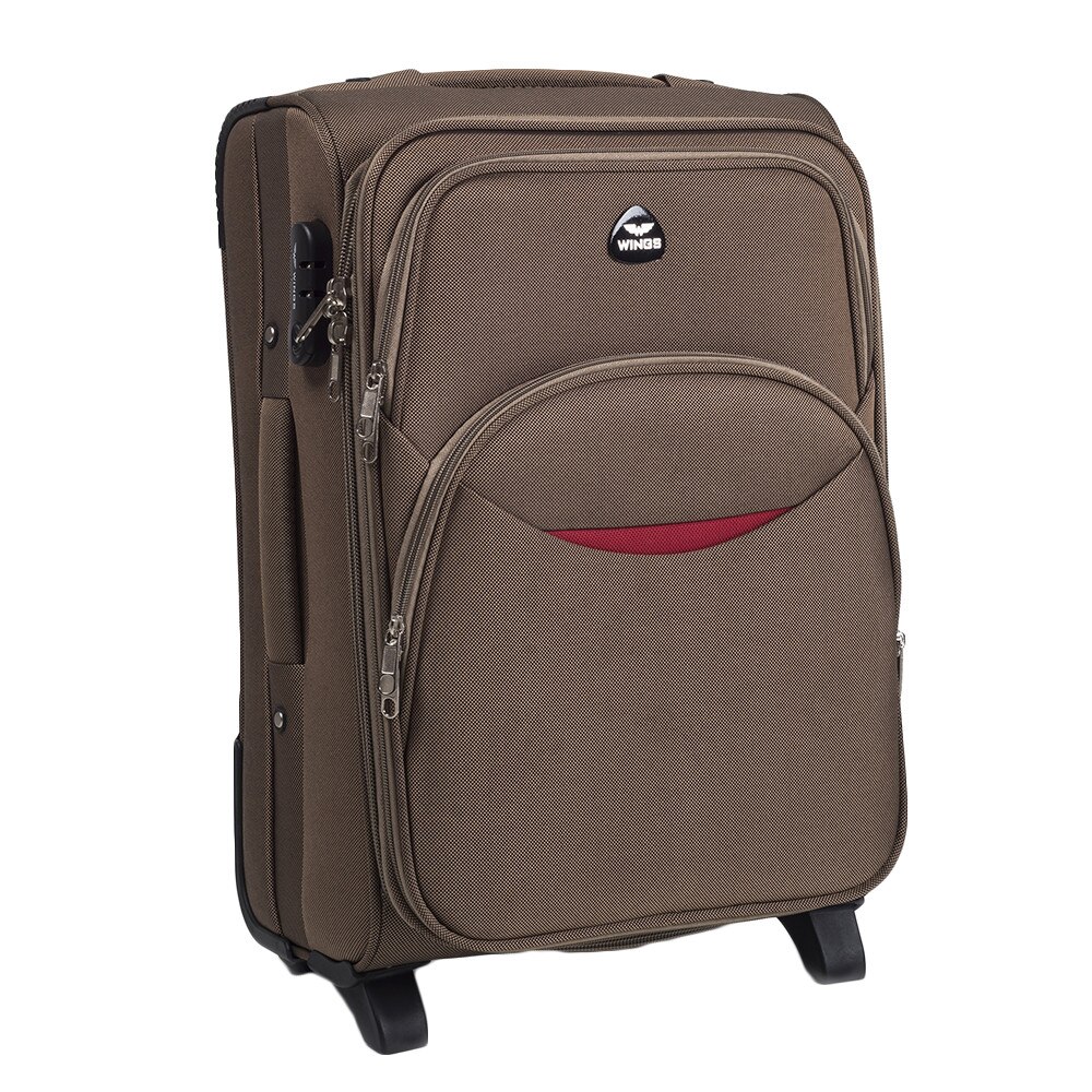 Troler Cabina, Extensibil, WINGS, EAGLE, 2 Roti, 54 cm, Bej